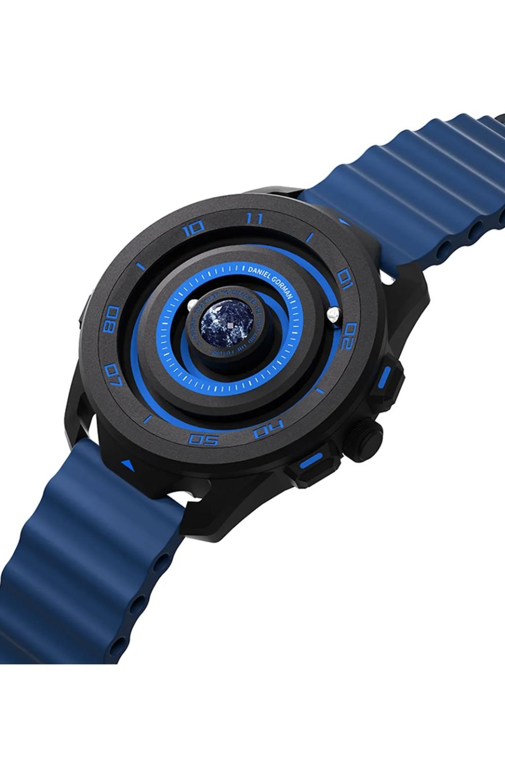 Daniel Gorman Designer Magnetic Round Shape Blue Dial Men's & Boy's wirst watch 152NBH05 - Image 4