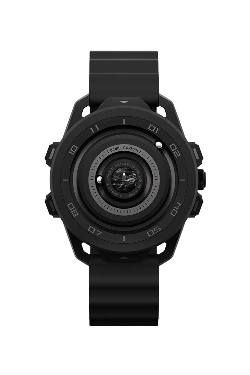 Daniel Gorman Designer Magnetic Round Shape Black Dial Men's & Boy's Wrist Watch-152NNH02