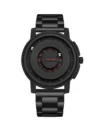 Daniel Gorman Magnetic Round Red Dial Watch with Black Metal Chain Strap for Men & Boys – 118NNM12